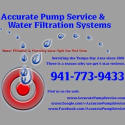Accurate Water Filtration & Pump Service