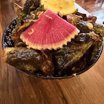 Kuma Kitchen - Honey sriracha Brussel sprouts - Pan Asian Near Me - Seattle, Washington