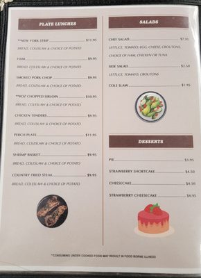 Menu photo 3 Rivers Edge Saukville, WI
