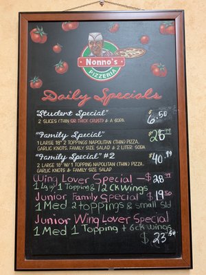 Menu photo 6 Nonno's Pizzeria Chino Hills, CA Menu photo 6 Nonno's Pizzeria Chino Hills, CA