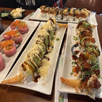 Yoshi Sushi - Pirate Roll Dancing Dragon Roll Red Heart Roll - Japanese Near Me - San Jose, California Yoshi Sushi - Pirate Roll Dancing Dragon Roll Red Heart Roll - Japanese Near Me - San Jose, California
