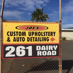 Joe's Custom Upholstery & Auto Detailing - Right here