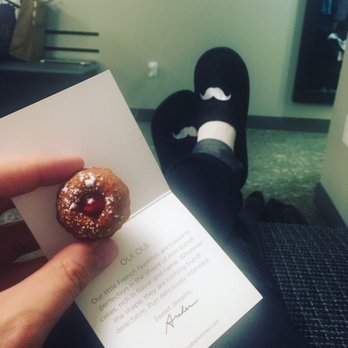 Archer Hotel Austin - Enjoying my nightly treat while kick'n it on the couch in my complimentary mustache slippers - Hotels Near Me - Austin, Texas Archer Hotel Austin - Enjoying my nightly treat while kick'n it on the couch in my complimentary mustache slippers - Hotels Near Me - Austin, Texas