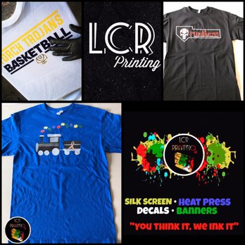 LCR Printing - Silk screen, Digital Printing (Heat Transfer) & much more. - Screen Printing/T-Shirt Printing Near Me LCR Printing - Silk screen, Digital Printing (Heat Transfer) & much more. - Screen Printing/T-Shirt Printing Near Me
