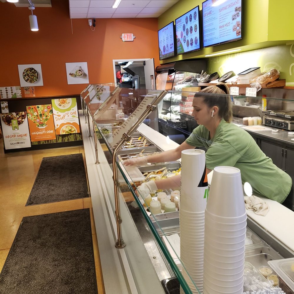 The Salad Works food options. The Salad Works food options.