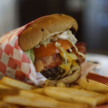 Outpost Cafe - The Hangman with Avocado added. Sorry can't type... food coma. - American Near Me - Oak Hills, California Outpost Cafe - The Hangman with Avocado added. Sorry can't type... food coma. - American Near Me - Oak Hills, California