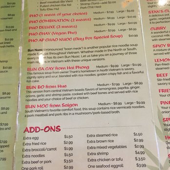 Clay Pot Restaurant - Menu 12/17 Soups and add on items!!! - Vietnamese Near Me - Waco, Texas