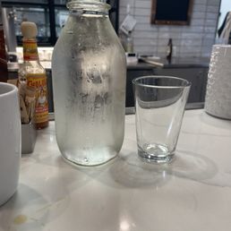 You get your own bottle of water