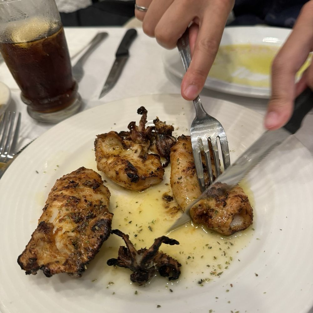 Grilled calamari