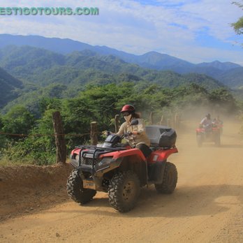 Estigo Tours - 16-year old girl driving on ATV tour in Puerto Vallarta - ATV Rentals/Tours Near Me - Puerto Vallarta, JAL
