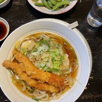 Yataimura Maru - Veggie udon with add tempura shrimp - Sushi Bars Near Me - Portland, Oregon Yataimura Maru - Veggie udon with add tempura shrimp - Sushi Bars Near Me - Portland, Oregon