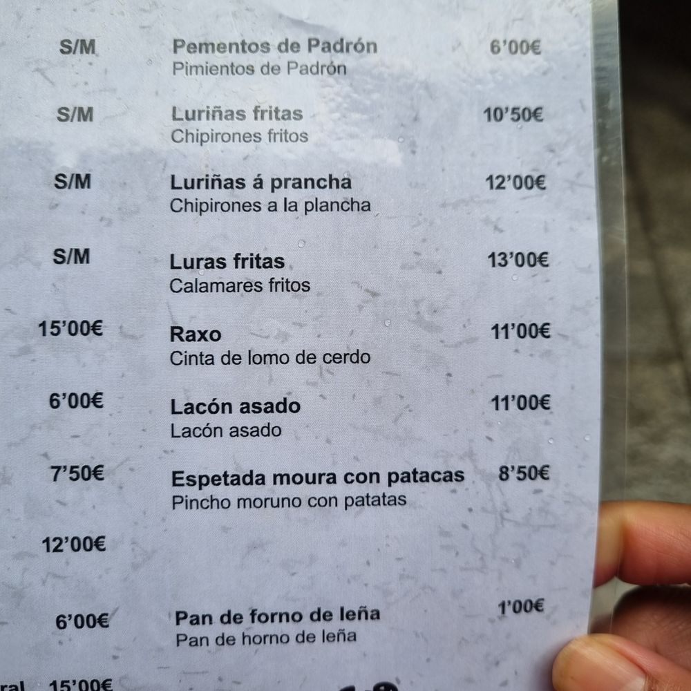 O Recuncho - Tapas/Small Plates Near Me - Viveiro, LU
