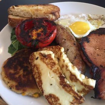 Muse Canberra - Scrummy "The Weekender" breakfast with haloumi side.. - Cafes Near Me - Kingston, ACT