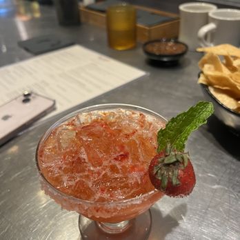 Uncle Julio's - strawberry margarita - Mexican Near Me - Fairfax, Virginia