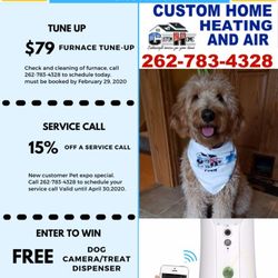 Custom Home Heating and Air - Come to great lakes pet fest Sat February 1st