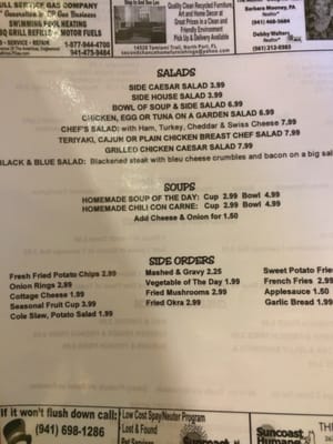 Menu photo 8 Spinnaker Cafe Englewood, FL