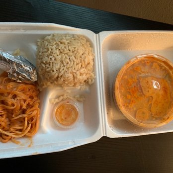 Naung Mai Thai Kitchen - Lunch special. Very small portion, more rice then anything else lol. - Thai Near Me - Oak Harbor, Washington