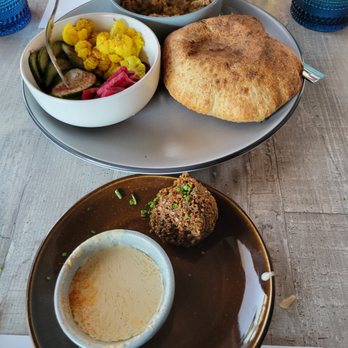 Raha Mediterranean - Falafel, pickles & baba ganoush. - Mediterranean Near Me - Wichita, Kansas Raha Mediterranean - Falafel, pickles & baba ganoush. - Mediterranean Near Me - Wichita, Kansas