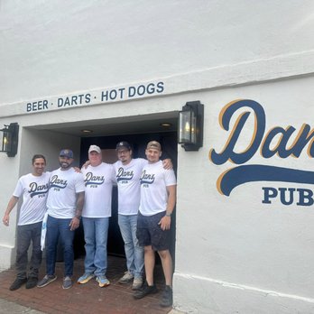 Dan's Pub - a group of men standing in front of a building - Hot Dogs Near Me - Lancaster, Pennsylvania Dan's Pub - a group of men standing in front of a building - Hot Dogs Near Me - Lancaster, Pennsylvania