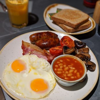 Grain Store Cafe & Bar - Full English breakfast. Better than food from the lounge. - Cafes Near Me - Horley, WSX