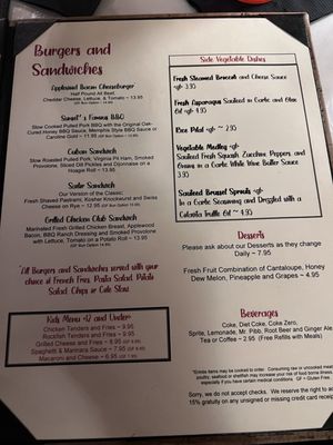Menu photo 3 Sunset Grill Manakin Sabot, VA Menu photo 3 Sunset Grill Manakin Sabot, VA