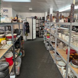 Thrift Shop Kane County Hospital Auxiliary - Kitchen aisles.