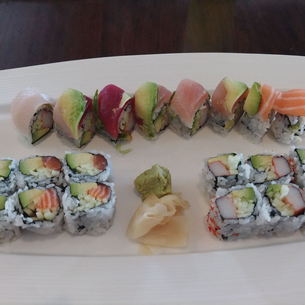 Fontana Sushi - Rainbow roll, Alaska roll and California roll. Yummy! - Sushi Bars Near Me - Centennial, Colorado Fontana Sushi - Rainbow roll, Alaska roll and California roll. Yummy! - Sushi Bars Near Me - Centennial, Colorado