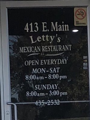 Menu photo 5 Letty's Mexican Restaurant Gassville, AR Menu photo 5 Letty's Mexican Restaurant Gassville, AR
