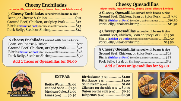 Menu photo 3 Arod's Tex Mex & American Grill Madison, WI Menu photo 3 Arod's Tex Mex & American Grill Madison, WI