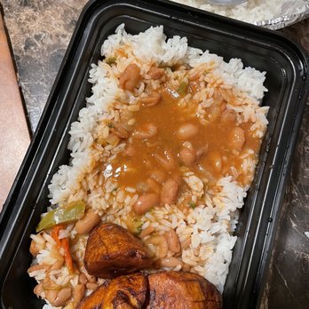 La Aurora Dominican Restaurant - White Rice & Beans with Sweet Plantains - Dominican Near Me - Jamaica, New York La Aurora Dominican Restaurant - White Rice & Beans with Sweet Plantains - Dominican Near Me - Jamaica, New York