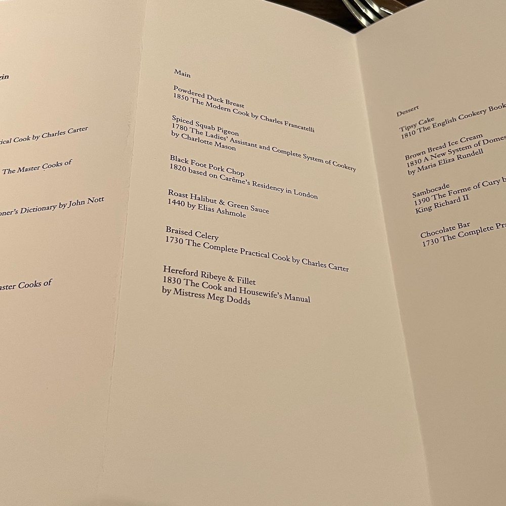 Dinner by Heston Blumenthal - The Menu - highly recommend the Meat Fruit - British Near Me - London, XGL