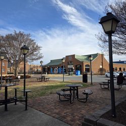 Salem Public Library - The beautiful surrounding of the library located in the heart of Downtown Salem, Virginia.