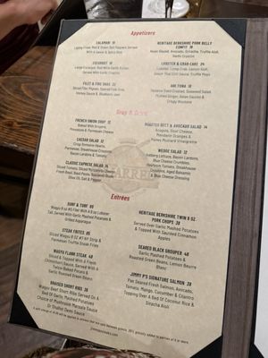 Menu photo 1 Jimmy P's Charred Naples, FL Menu photo 1 Jimmy P's Charred Naples, FL
