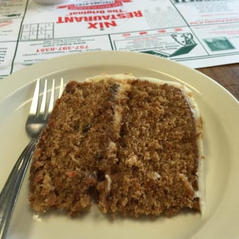 Nix Restaurant - Complementary carrot cake... So happy!!!! Love this place... - Breakfast & Brunch Near Me - Chesapeake, Virginia