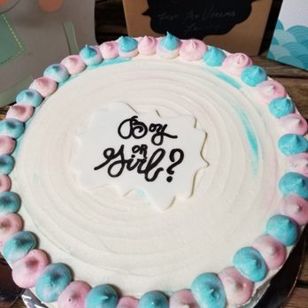 HERS Bakery - Vegan gender reveal cake!! - Desserts Near Me - Los Angeles, California HERS Bakery - Vegan gender reveal cake!! - Desserts Near Me - Los Angeles, California