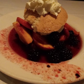 Old Ebbitt Grill - Peach and Blackberry short cake - Bars Near Me - Washington, DC, District of Columbia