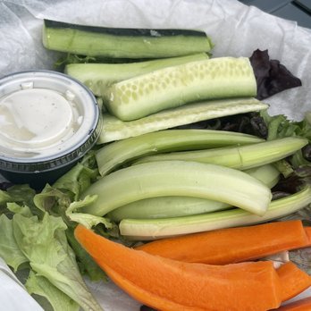 Wooly's - Mixed veggies with ranch - Seafood Near Me - Pismo Beach, California