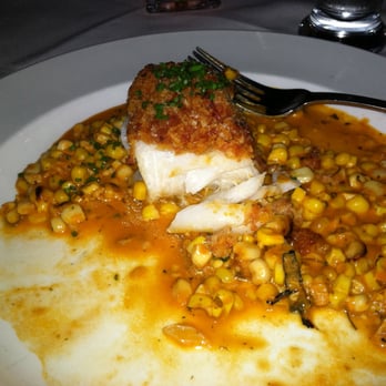 DeWolf Tavern - Chorizo Crusted Grouper! - New American Near Me - Bristol, Rhode Island DeWolf Tavern - Chorizo Crusted Grouper! - New American Near Me - Bristol, Rhode Island