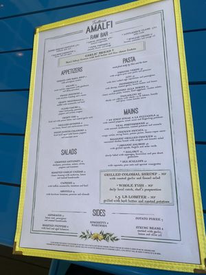 Menu photo 6 Trattoria Amalfi Mystic, CT