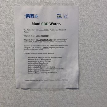 The Water Store - New CBD Water - Water Stores Near Me - Wailuku, Hawaii The Water Store - New CBD Water - Water Stores Near Me - Wailuku, Hawaii