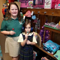 Amber Louise - Kate and Rebecca Lewis of Vero Beach, Florida, visiting Amber Louise Boutique in Lake Placid for some Christmas shopping.