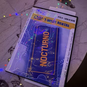 Nocturno - The bill comes in an old Blockbuster DVD case which is nostalgic - Cocktail Bars Near Me - Las Vegas, Nevada Nocturno - The bill comes in an old Blockbuster DVD case which is nostalgic - Cocktail Bars Near Me - Las Vegas, Nevada