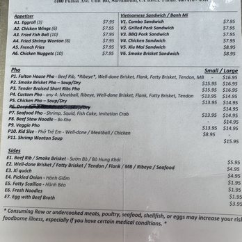 Fulton Pho - Menu - Noodles Near Me - Arden-Arcade, California Fulton Pho - Menu - Noodles Near Me - Arden-Arcade, California