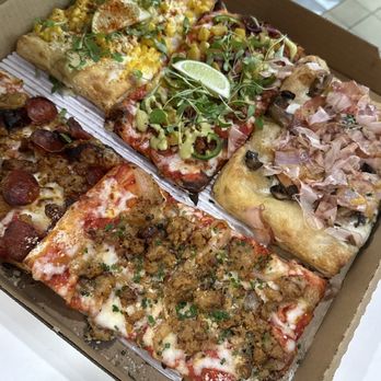 Sugo - Contadina Slice Carnivora Slice Japanese Slice Chorizo Pastor Slice elote. - Pizza Near Me - Costa Mesa, California Sugo - Contadina Slice Carnivora Slice Japanese Slice Chorizo Pastor Slice elote. - Pizza Near Me - Costa Mesa, California