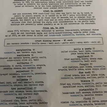 Volturno - Menu - Pizza Near Me - Worcester, Massachusetts Volturno - Menu - Pizza Near Me - Worcester, Massachusetts