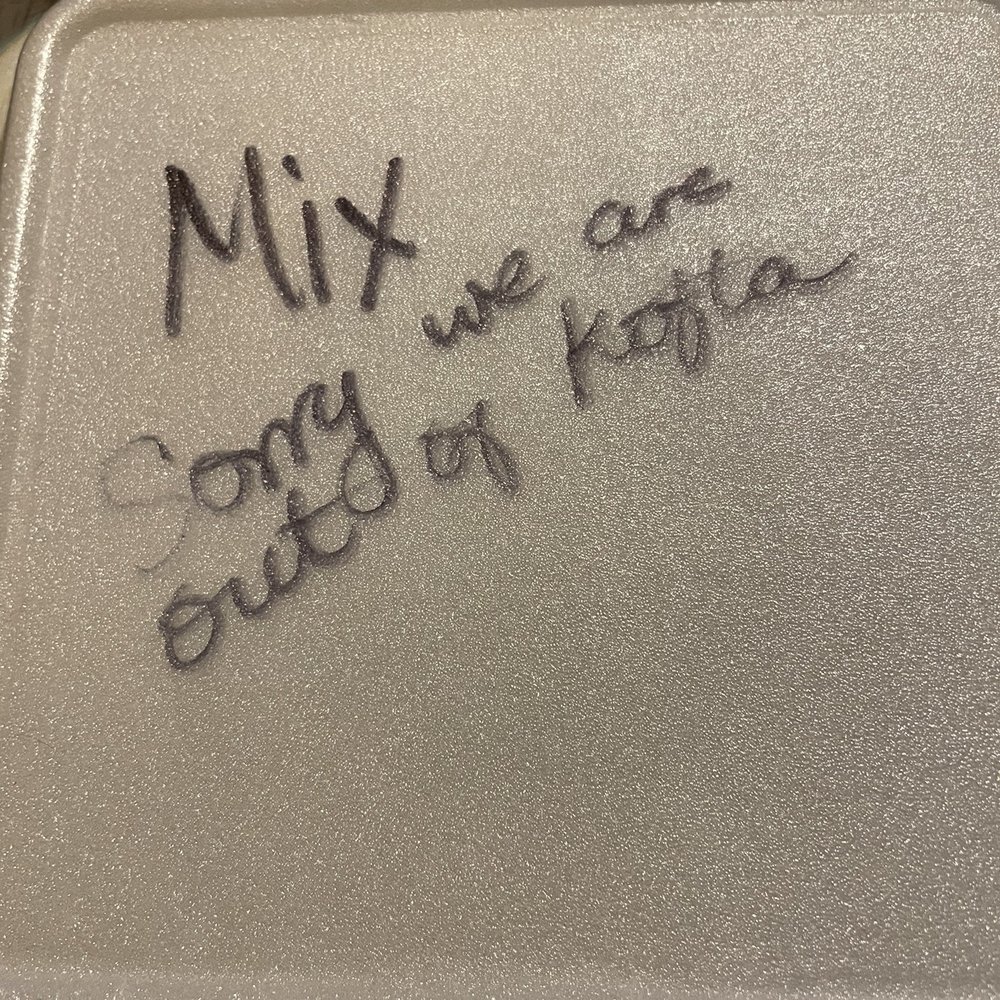Shawarma Paradise - This is what they wrote but still charged us for the missing item. - Mediterranean Near Me - Tempe, Arizona