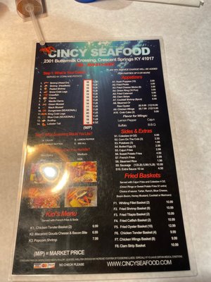 Menu photo 4 Cincy Seafood Crescent Springs, KY