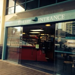 The Library Cafe - Entrance to cafe at library