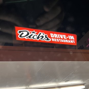 Dick's Drive-In - The sign at dicks - Burgers Near Me - Seattle, Washington Dick's Drive-In - The sign at dicks - Burgers Near Me - Seattle, Washington
