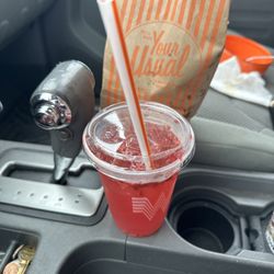 Whataburger - Prickly pear drink is amazing!!